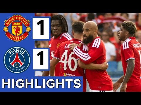 🔴Manchester United vs PSG (1-1) Extended HIGHLIGHTS | Pre-Season Friendly