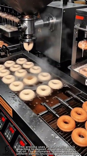 Donut Making Work Tool Using Automatic Donut Machine #worktool
