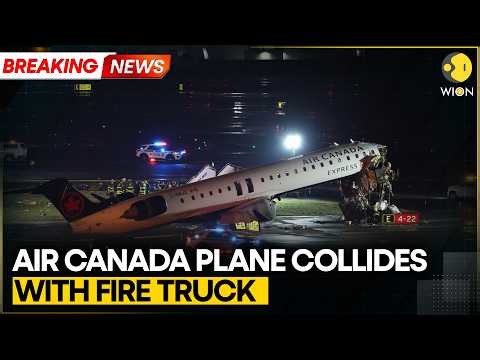 BREAKING: Air Canada Plane Hits Fire Truck At LaGuardia, Flights Disrupted After Incident | WION