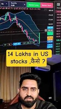 14Lakhs+ US Stocks मे कैसे पकड़ा ? #Trading