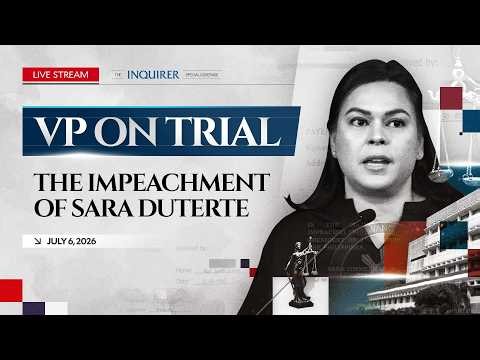 VP on trial: The impeachment of Sara Duterte
