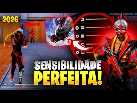 ATUALIZADO 2026! ⭐ a MELHOR SENSIBILIDADE Com e Sem DPI para SUBIR CAPA na ATUALIZAÇÃO do FREE FIRE