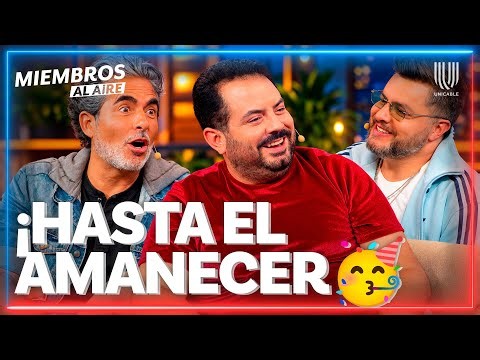 ¡Se la AMANECIERON! José Eduardo cuenta su noche de COPAS con varios FAMOSOS | Miembros al aire