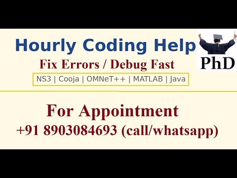 Online Hour Basis Coding Debug Support | Hour Basis Online Debug Support| Omnet++918903084693(call)