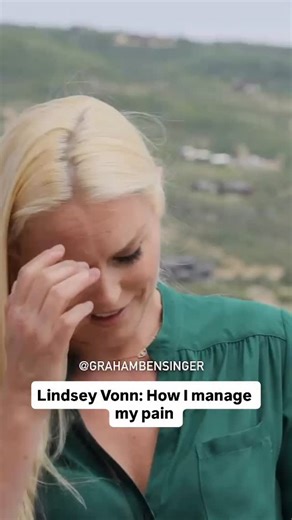 Lindsey Vonn was recently airlifted on her final run before the Olympics. We spoke with Lindsey in 2020, when she explained how she consistently works out to manage and keep her knee pain at bay. #lindseyvonn #olympics | Graham Bensinger