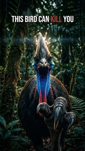 Cassowary World's Most Dangerous Bird Revealed! #animals #wildlife