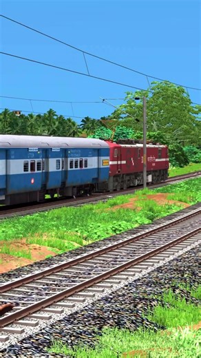 TRAIN CURVED CROSSING | NTG GAMING #trainsimulator #indianrailways #trainsim #ts2022