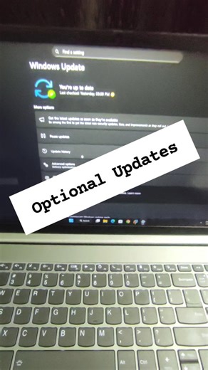 Raj Vardhan Singh | Secure2Cyber on Instagram: "Optional Updates 🔥| Day-0804| Windows Tips #techreels #reel #short #windows11tips #windows11 windowsshortcut secure2cyber"