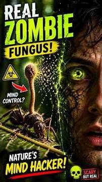 Mind Control Parasite in Nature 🧠 Zombie Fungus Explained #didyouknow #facts #sciencefacts