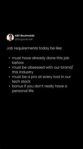 entry level job requirements be like 😬 | Subscribe for more #motivation 😊👍