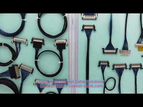 AWG 48 micro coax Vietnam factory 20380-R40T-16 micro coax cables India manufacturer Smart Mic Calib