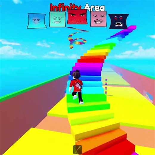 Rainbow Ladder VS Tsunami - Who Wins? 🌊 #roblox