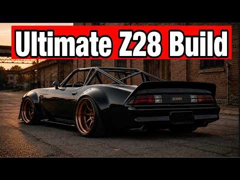 I'm Turning This Camaro Z28 Into A Race Car- Roll Cage + Suspension build
