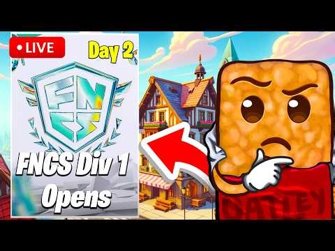 🔴LIVE - FNCS DIV 1 OPENS DAY 2 & QUALED LAN (Fortnite)