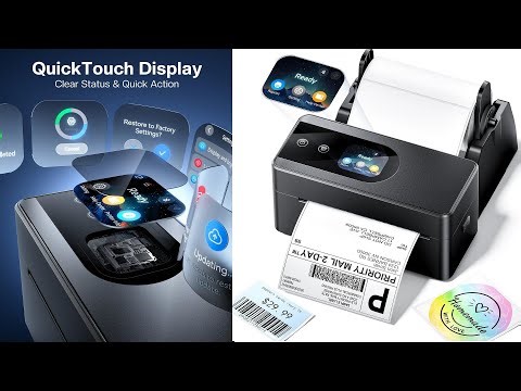 Best Shipping Printer 2026 - Phomemo Thermal Label Printer with Touchable Screen