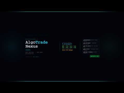 🚀 BITCOIN TRADING BOT LIVE: AlgoTrade Nexus Pro| BTCUSD Automated | No Emotions