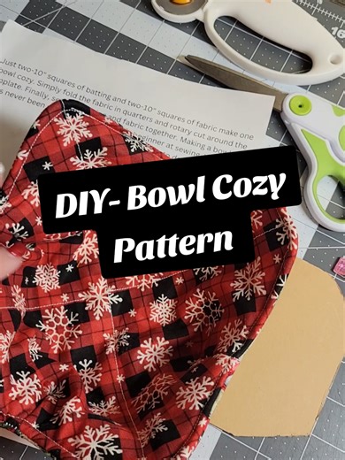 DIY Bowl Cozy Sewing Tutorial