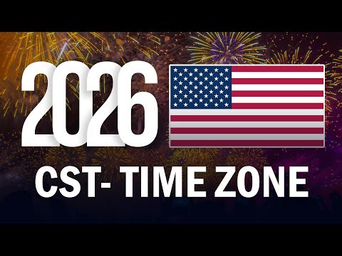 🔴 CST : USA New Year Countdown 2026 Central Standard Time