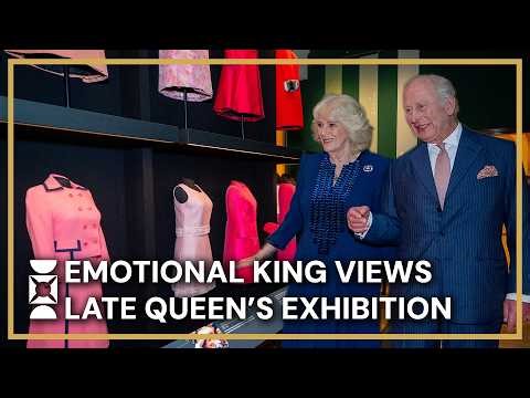 King's Sentimental Visit to Late Queen's Exhibition | Queen Elizabeth II 100th Birthday