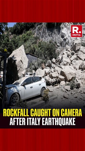 Resident Captures Dramatic Rockfall After Earthquake Near Naples