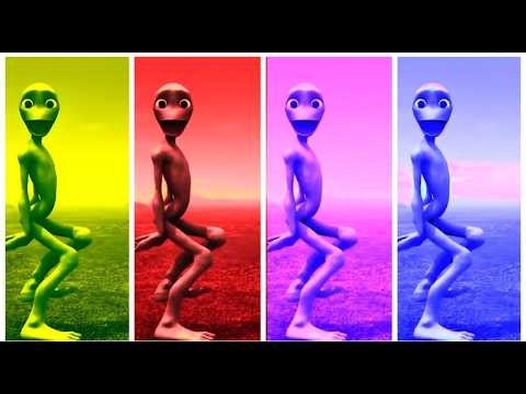 Alien Dance Battle Mirror Mode 🪞👾 Level 1 to Boss Level (8 MIN)