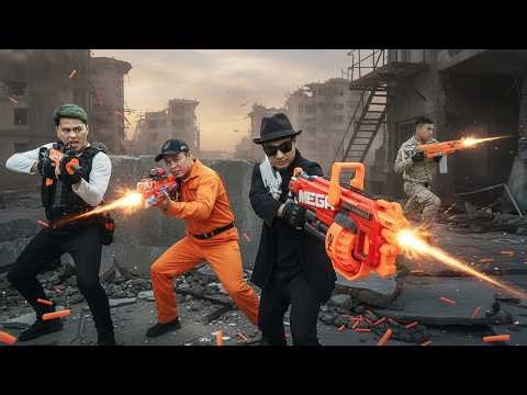 Nerf Gun War : Combatant Swat Unravels Crimson Coil Crime Plot With Elite Nerf Guns