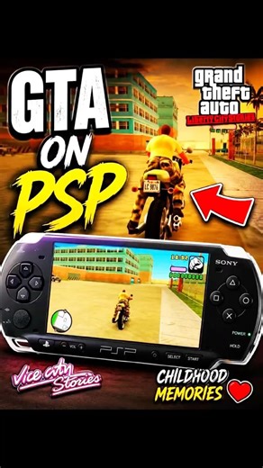 Playing GTA on PSP in 2026🤩#GTA #PSP #GTAPSP #Gaming #Shorts #ViceCityStories #gta5 #pspgaming