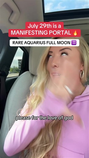 Aquarius Full Moon July 29: Rare Manifesting Portal & Rebirth