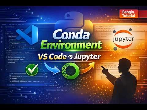 Master Conda Environments: Run Python in VS Code & Jupyter Notebook Like a Pro 🐍🐍