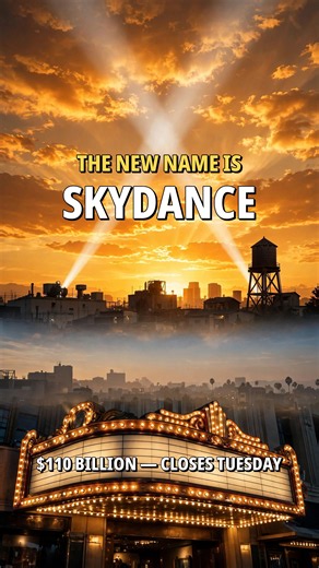 JUST ANNOUNCED: Hollywood's $110 Billion Giant Has a Name — SKYDANCE