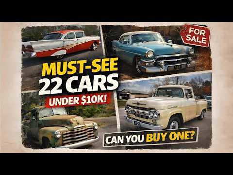 Why Are These (22) Classic Cars So CHEAP? Real Marketplace Deals Exposed!