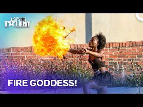 The Outdoor Fire Act That Shocked Everyone! | South Africa's Got Talent