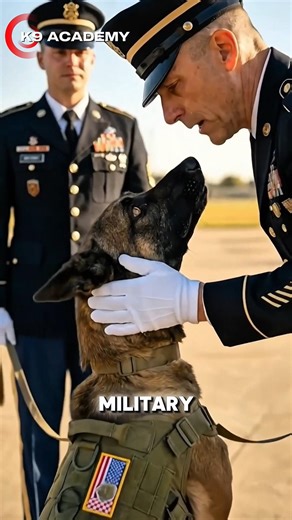 Emotional Military K9 Dog Transfer Ceremony ❤️🐕 #shorts