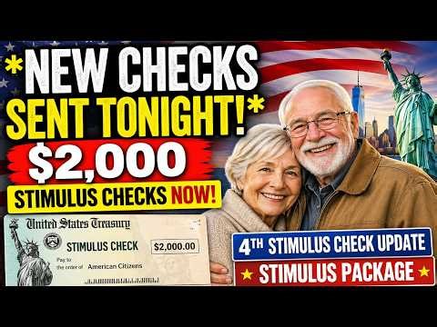 BREAKING: $2,000 Stimulus Checks Released Tonight | 4th Package Update
