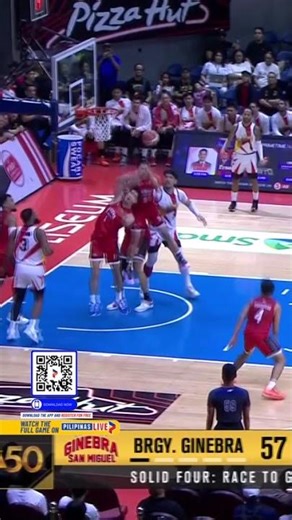 Brgy. Ginebra BLOCKS Tautuua, Holt WITH A FINISH vs. San Miguel in 3Q | PBA Season 50 Philippine Cup