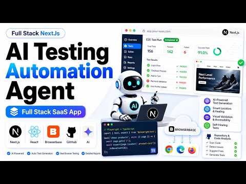 Build Full Stack AI Testing Automation Agent with Next js, AI, GitHub & Browserbase