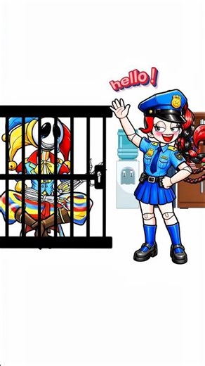 Poopy Playtime 5 - Police Lily Lovebraids Sticker Book DIY #stickerbook #diy #poopyplaytime
