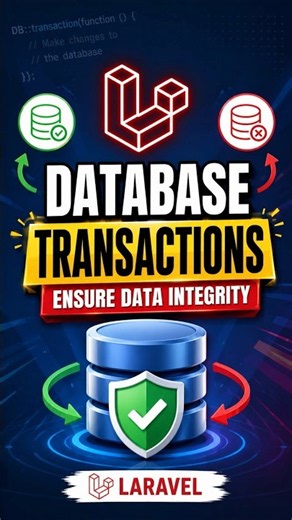 Laravel Database Transactions Explained | Commit vs Rollback | DB::transaction() Tutorial
