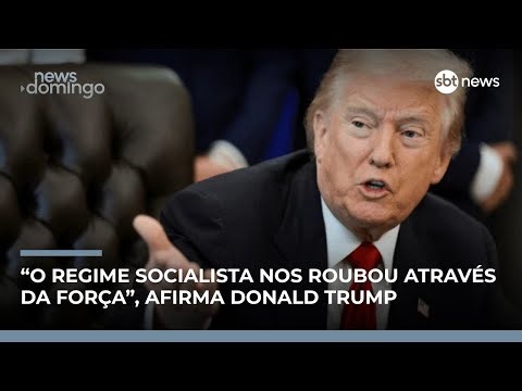 Trump acusa regime venezuelano de roubo da indústria do petróleo | #NewsDomingo