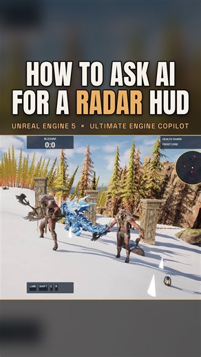 Unreal Engine 5 Radar HUD With AI