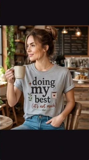 Doing My Best Tee — Aesthetic Cozy Vibes for Everyday Life