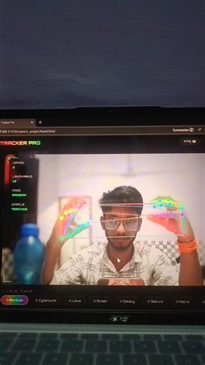 Hand tracking project using python #python #ai #project #science #technology #coding #handtracking