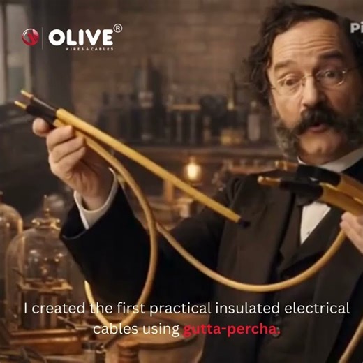 how the first practical insulated electrical cables were developed ??