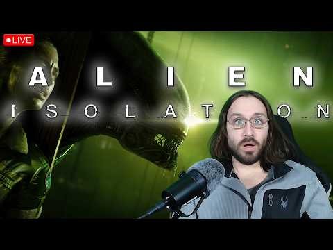 🔴 LIVE: Alien: Isolation First Playthrough | Terrifying Xenomorph Survival Horror Pt. 3