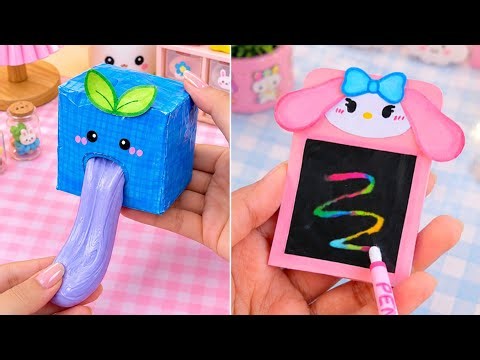 10 Easy craft ideas / miniature craft / Paper craft/ how to make /DIY school project/ Helena's Craft