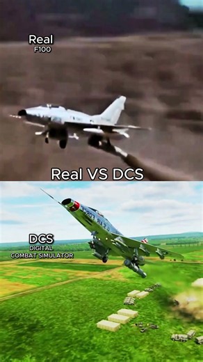 Real Vs DCS Zero Length Launch Animation F100 #dcs #warthunder