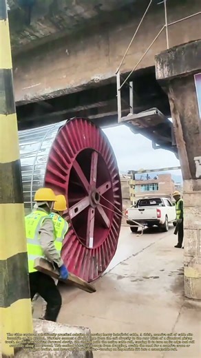 Hitching a Ride: How a Simple Truck Hauls a Half-Ton Cable**