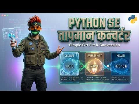 PYTHON TEMPERATURE CONVERTER PROJECT | BEGINNER PYTHON PROJECT