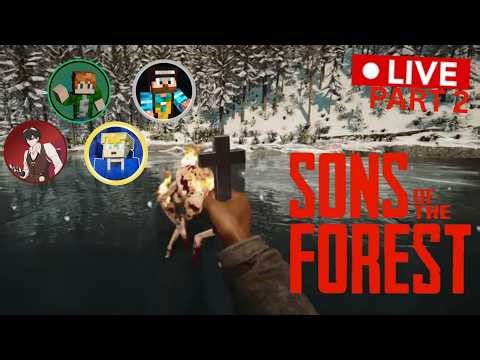 How Chaotic will round two get?! Sons of the Forest play through with friends!