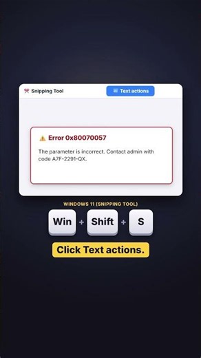 Copy Text From Any Screenshot in 3 Keys #shorts